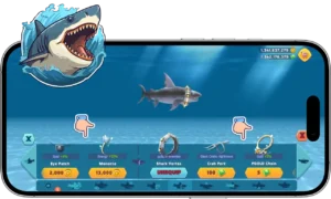 Customization in Hungry Shark Evolution mod apk For iOS